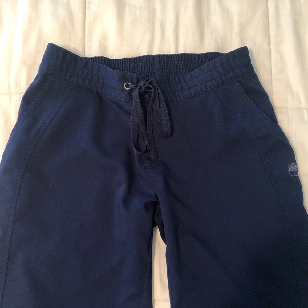Navy Purple Label Healing Hands Scrub Pants